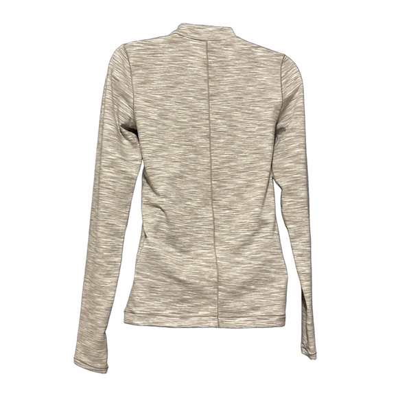 Alpine Design Women's Field Knit Mock Neck Light Khaki Space Dye Shirt Sz-XSmall - Picture 7 of 11